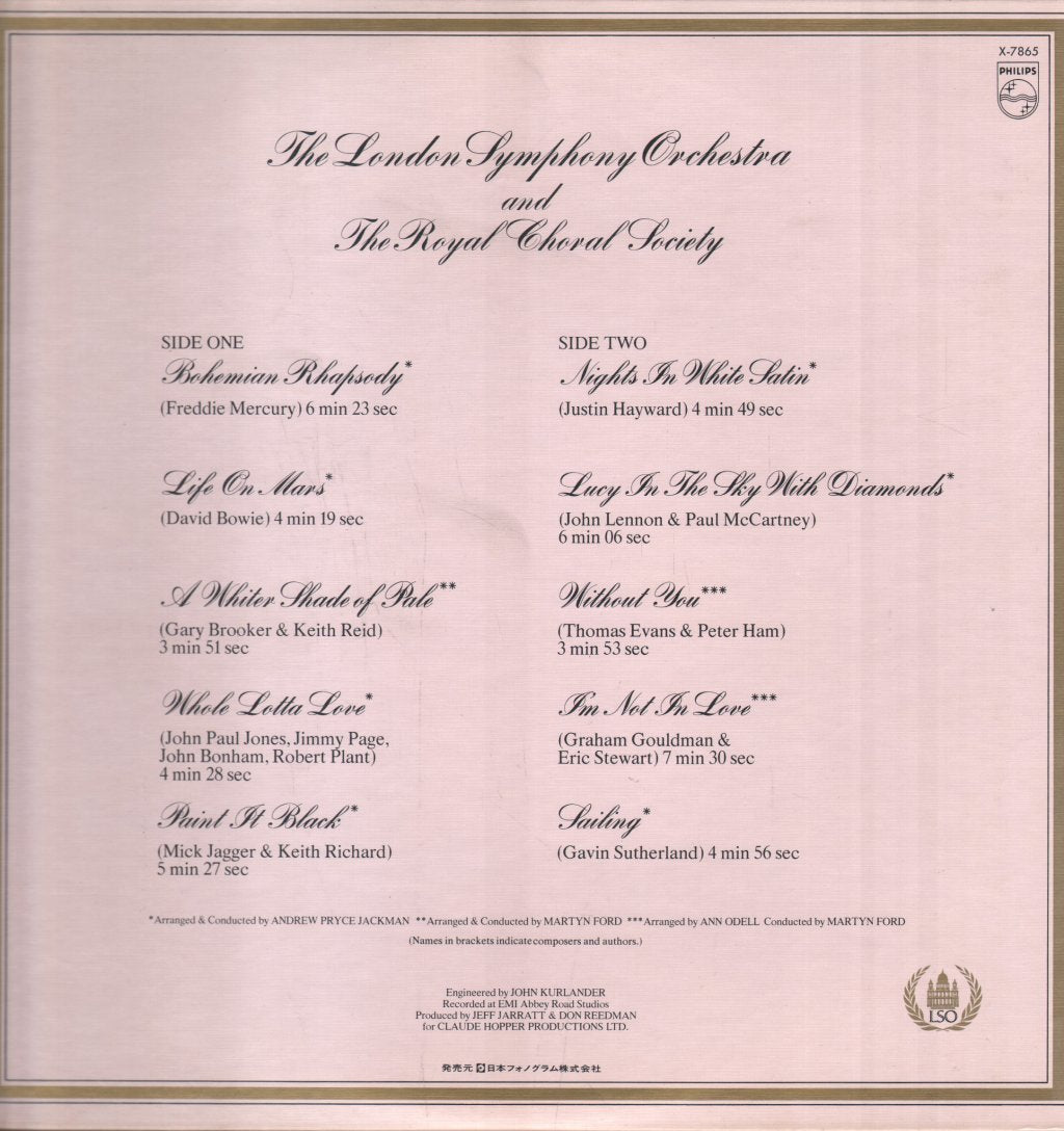 London Symphony Orchestra - Classic Rock - Lp