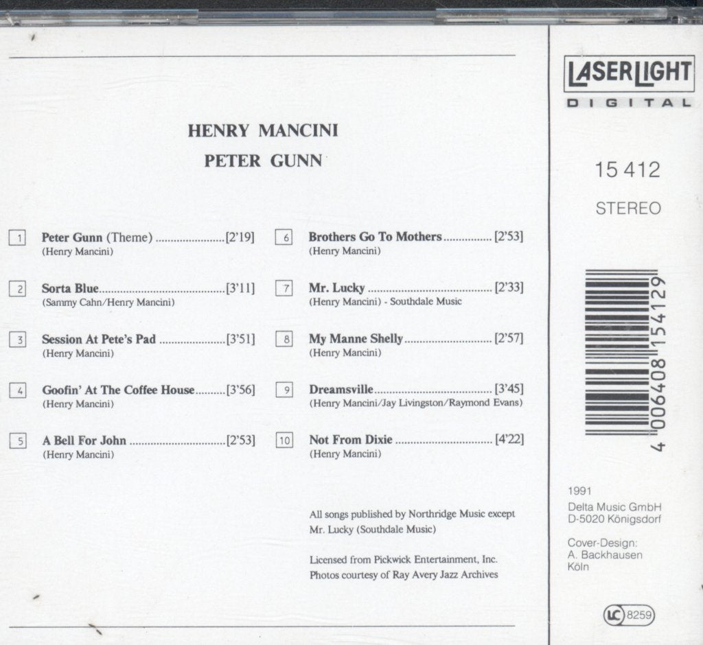 Henry Mancini - Peter Gunn - Cd