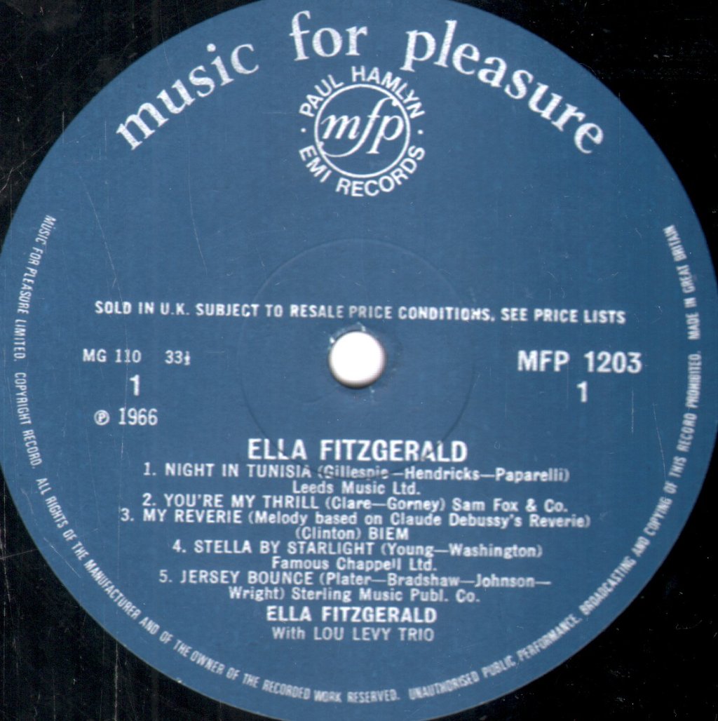 Ella Fitzgerald - Ella Fitzgerald - Lp