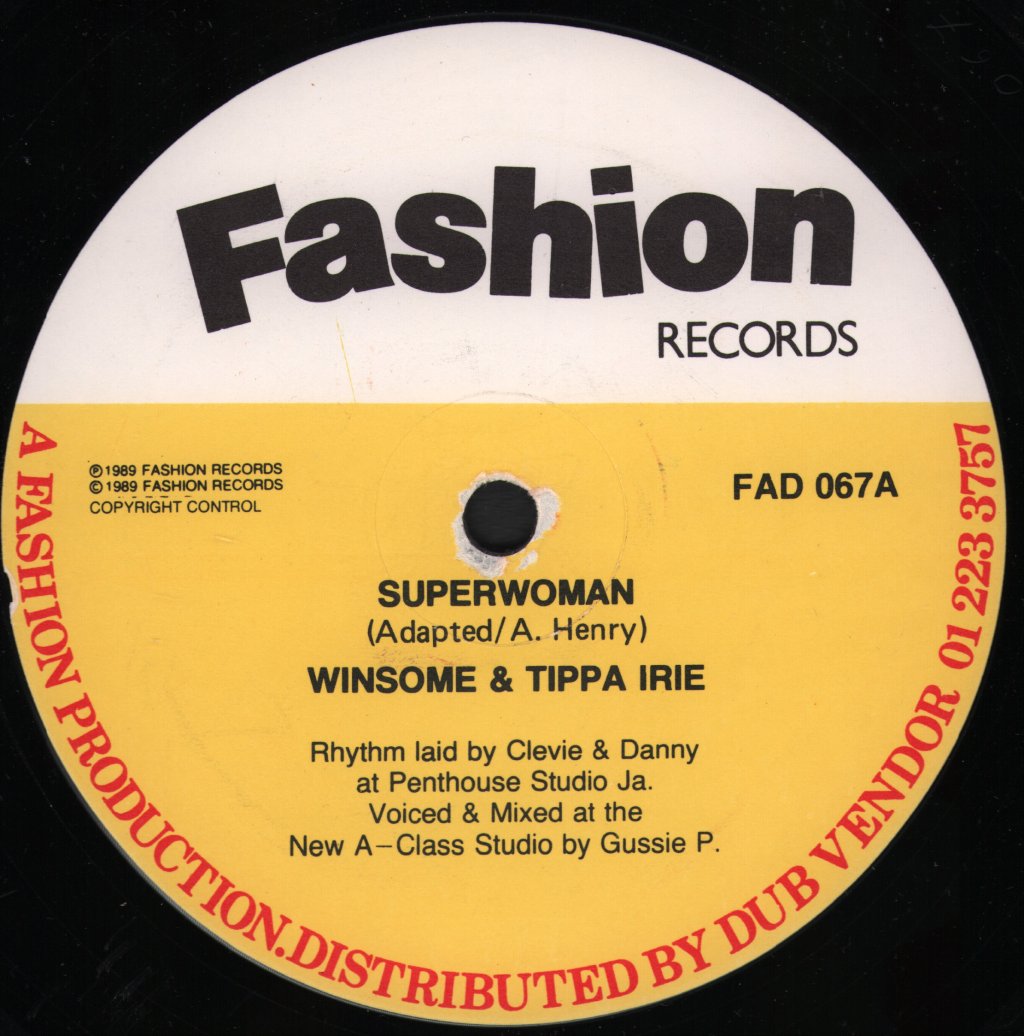 Winsome And Tippa Irie - Superwoman - 12 Inch
