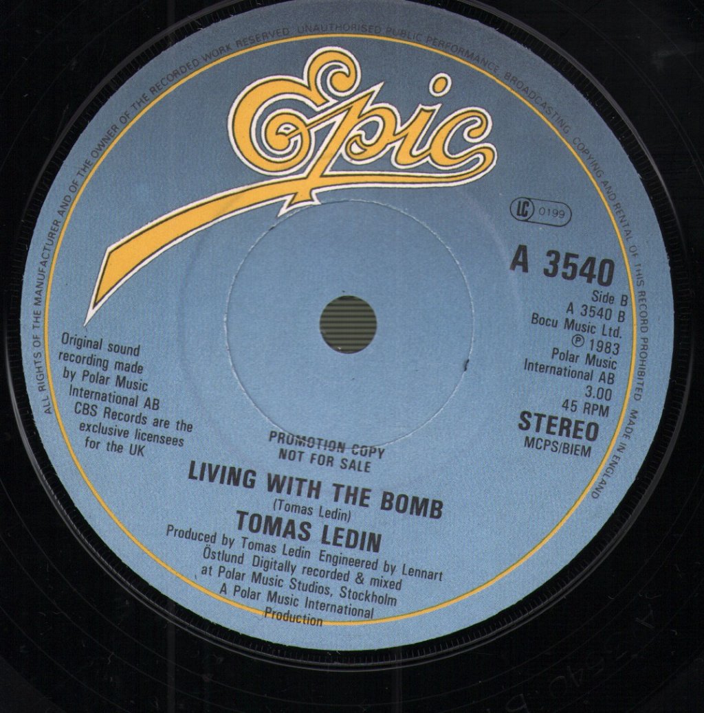 Tomas Ledin - What Are You Doing Tonight? - 7 Inch