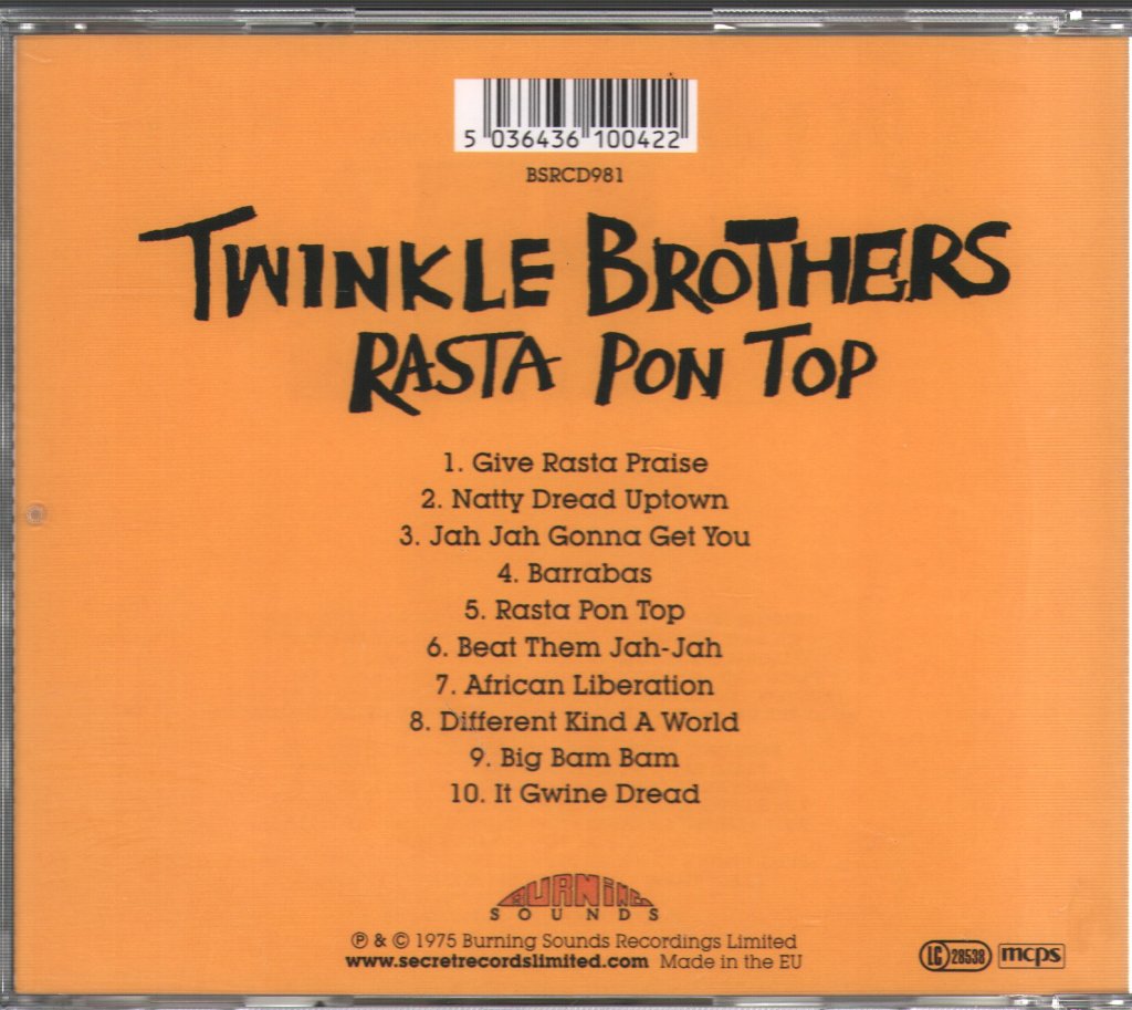 Twinkle Brothers - Rasta Pon Top - Cd