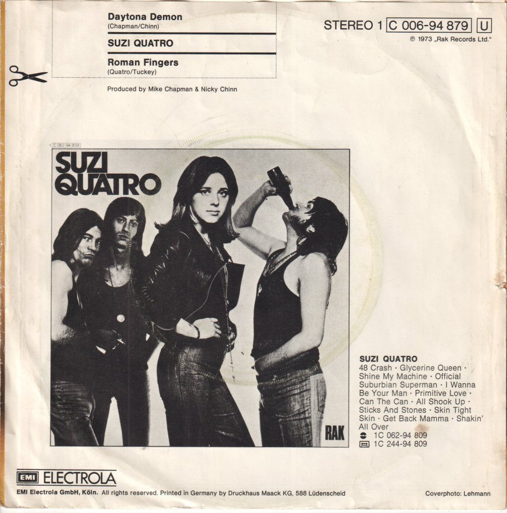 Suzi Quatro - Daytona Demon - 7 Inch