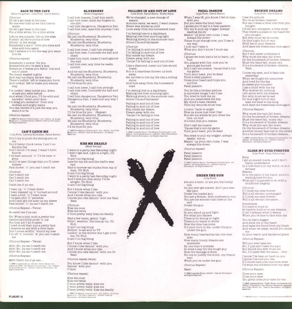 Lita Ford - Lita - Lp