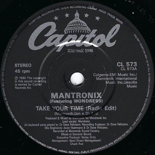 Mantronix - Take Your Time - 7 Inch