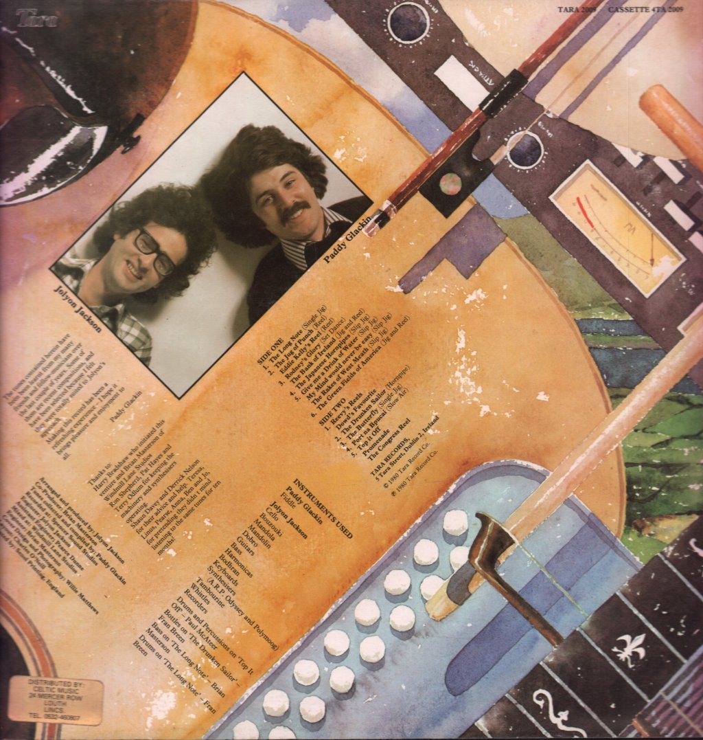 Paddy Glackin & Jolyon Jackson - Hidden Ground - Lp