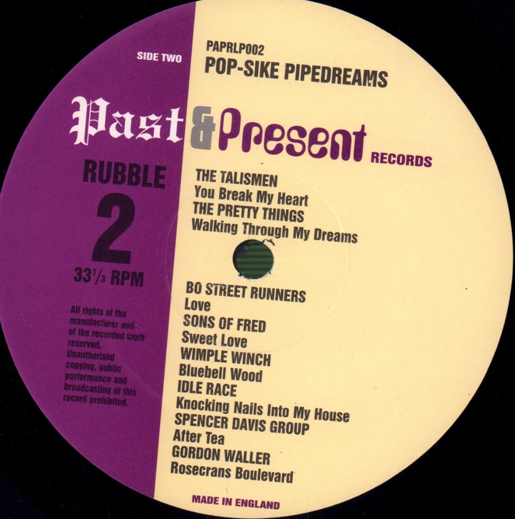 Various Artists - Pop Sike Pipe Dreams - Lp