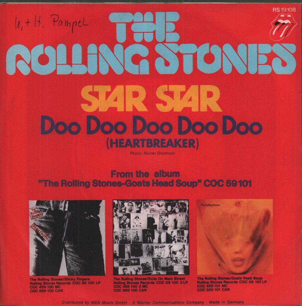 Rolling Stones - Star Star - 7 Inch