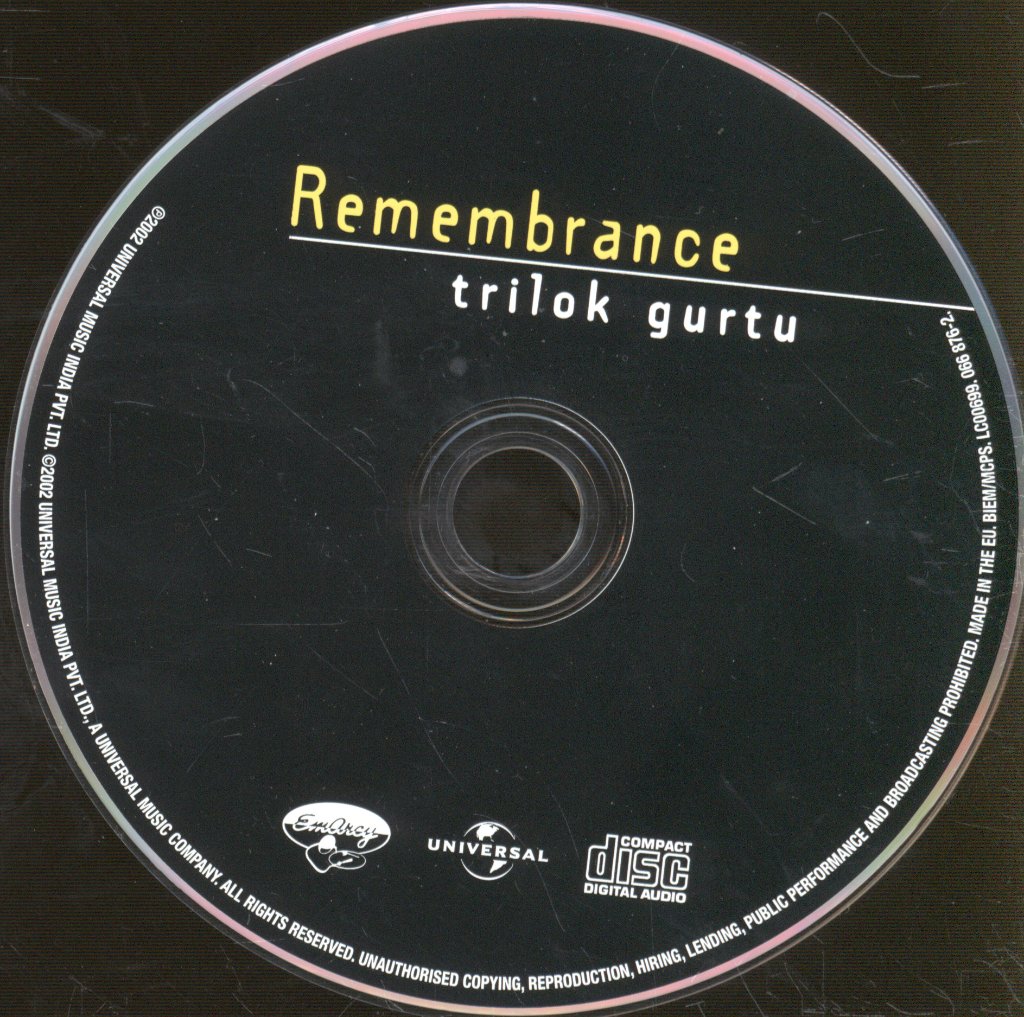 Trilok Gurtu - Remembrance - Cd
