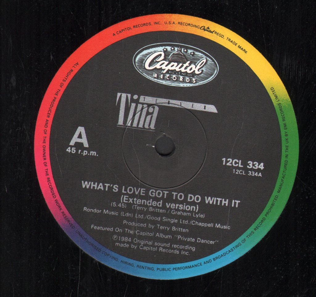 Tina Turner - What's Love Got To Do With It - 12 Inch
