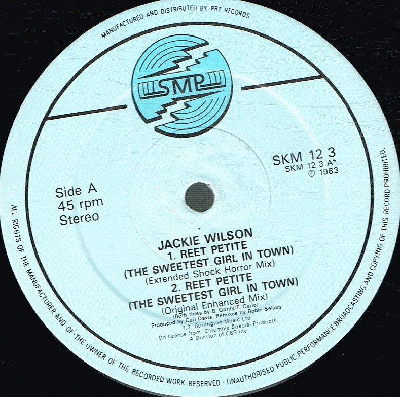Jackie Wilson - Reet Petite - 12 Inch