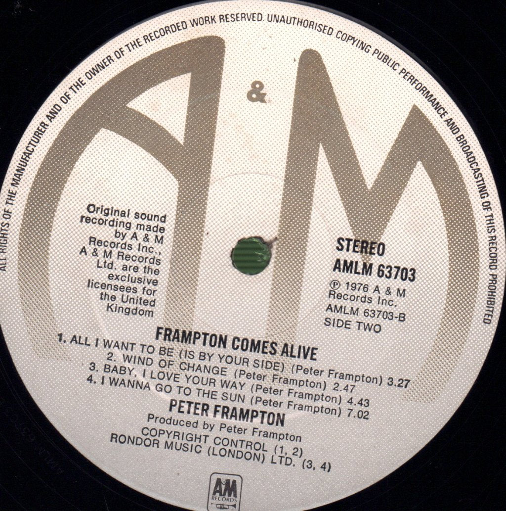 Peter Frampton - Frampton Comes Alive - Double Lp