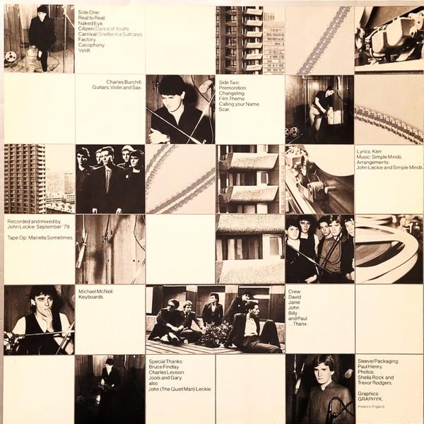 Simple Minds - Real To Real Cacophony - Lp