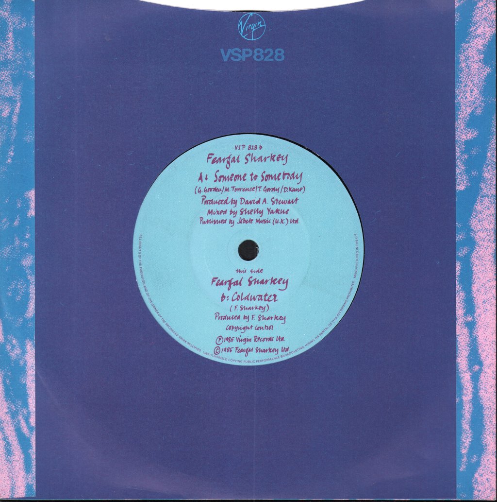 Feargal Sharkey - Someone To Somebody - 7 Inch