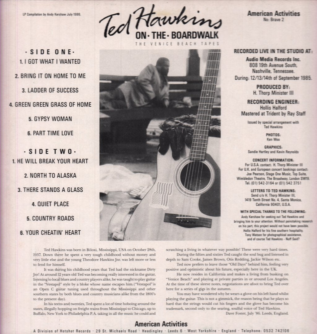 Ted Hawkins - On The Boardwalk - Lp