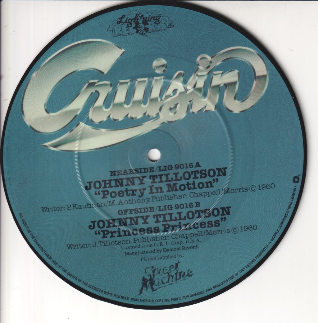 Johnny Tillotson - Poetry In Motion - 7 Inch