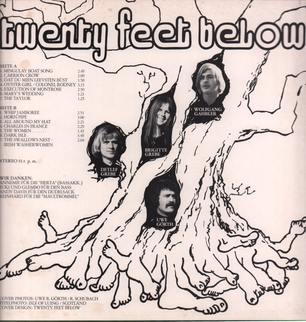 Twenty Feet Below - Mostly Scottish - Lp
