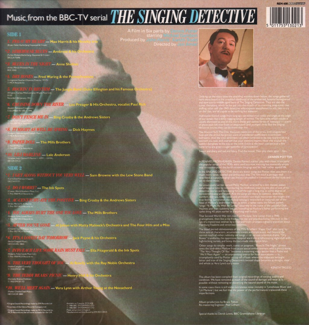 Singing Detective - Music From The Bbc Tv Serial - Lp