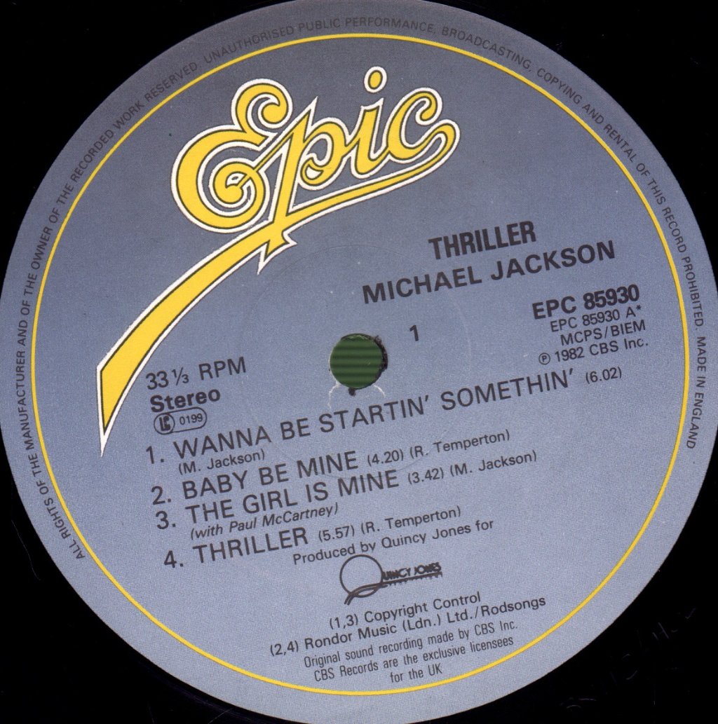Michael Jackson - Thriller - Lp