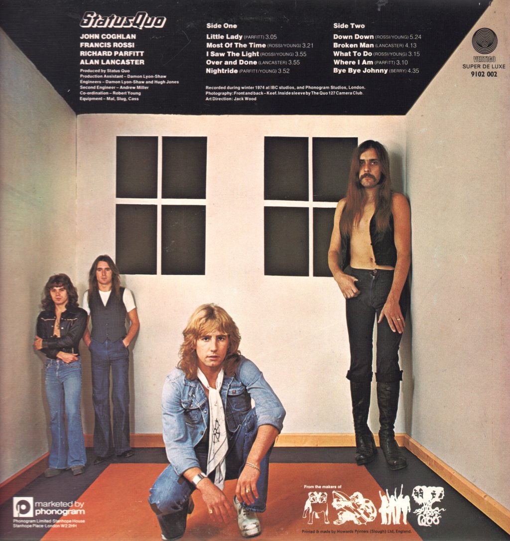 Status Quo - On The Level - Lp