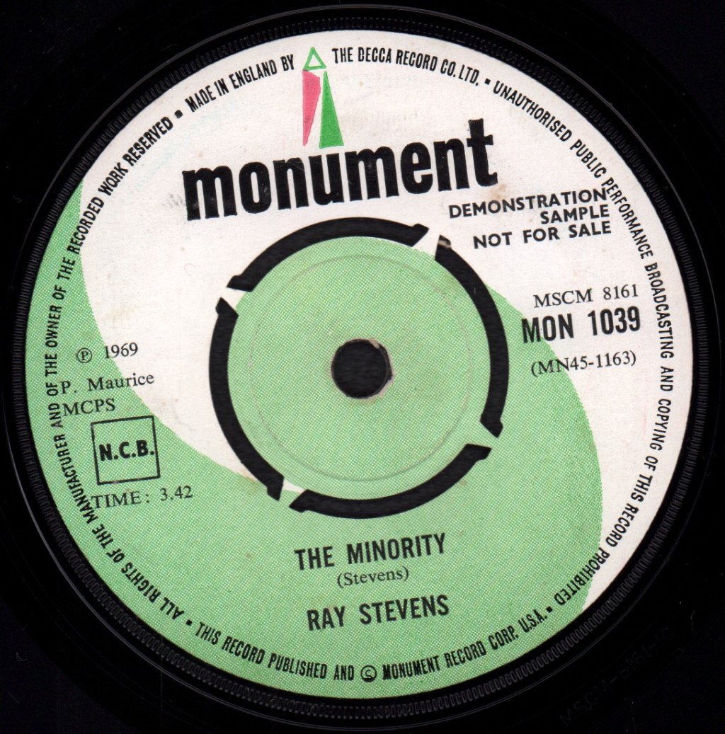 Ray Stevens - Sunday Mornin' Comin Down - 7 Inch