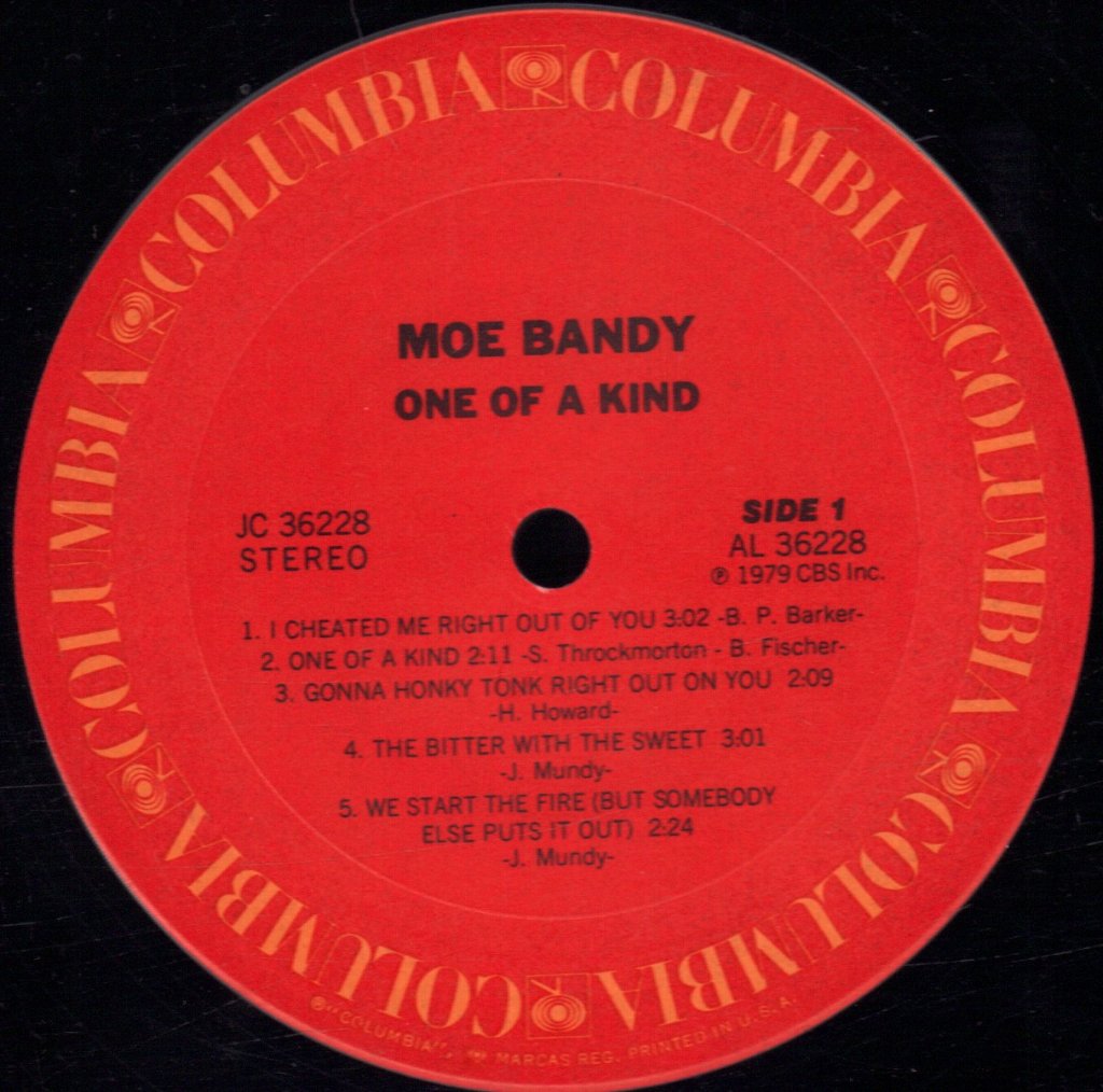 Moe Bandy - One Of A Kind - Lp
