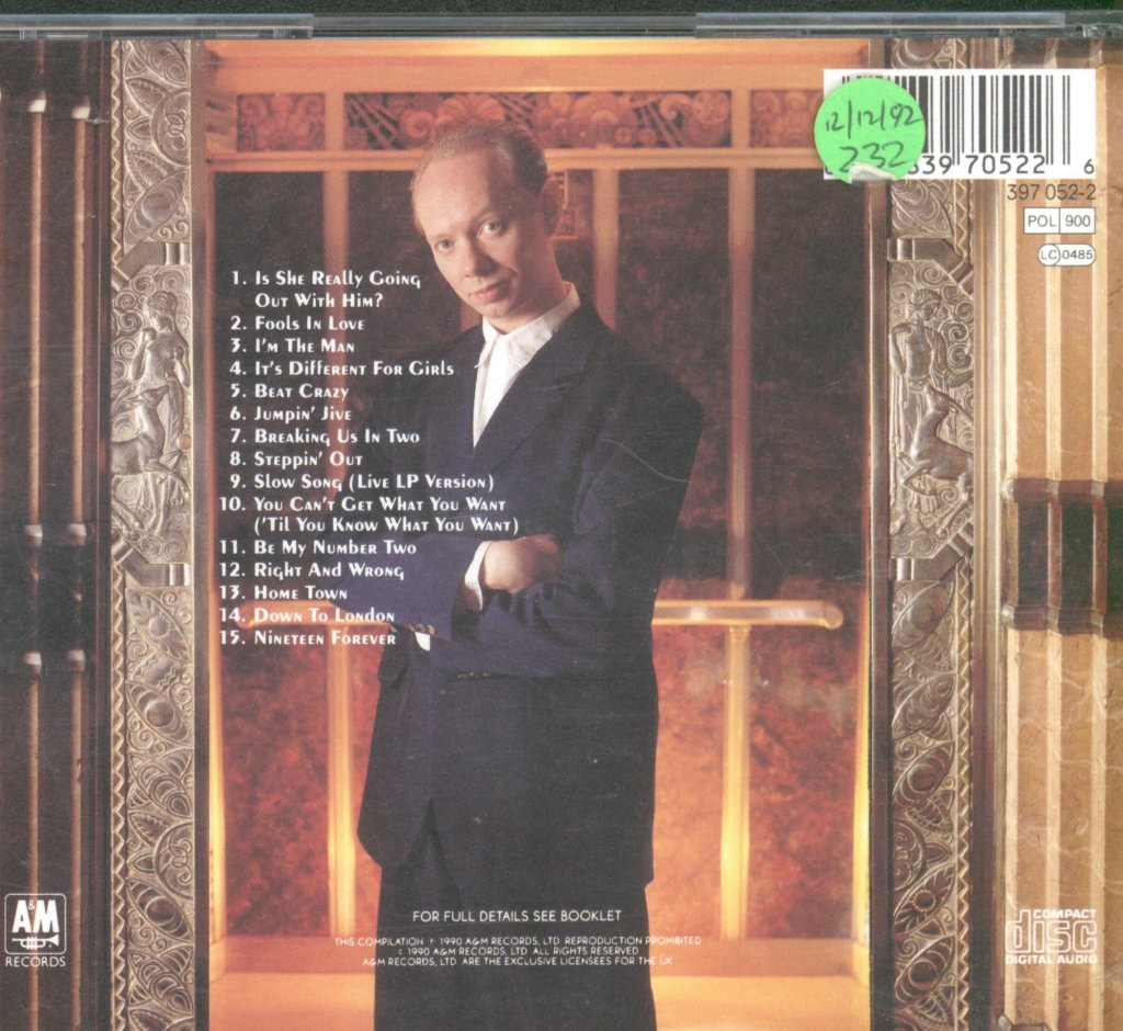 Joe Jackson - Stepping Out - Cd