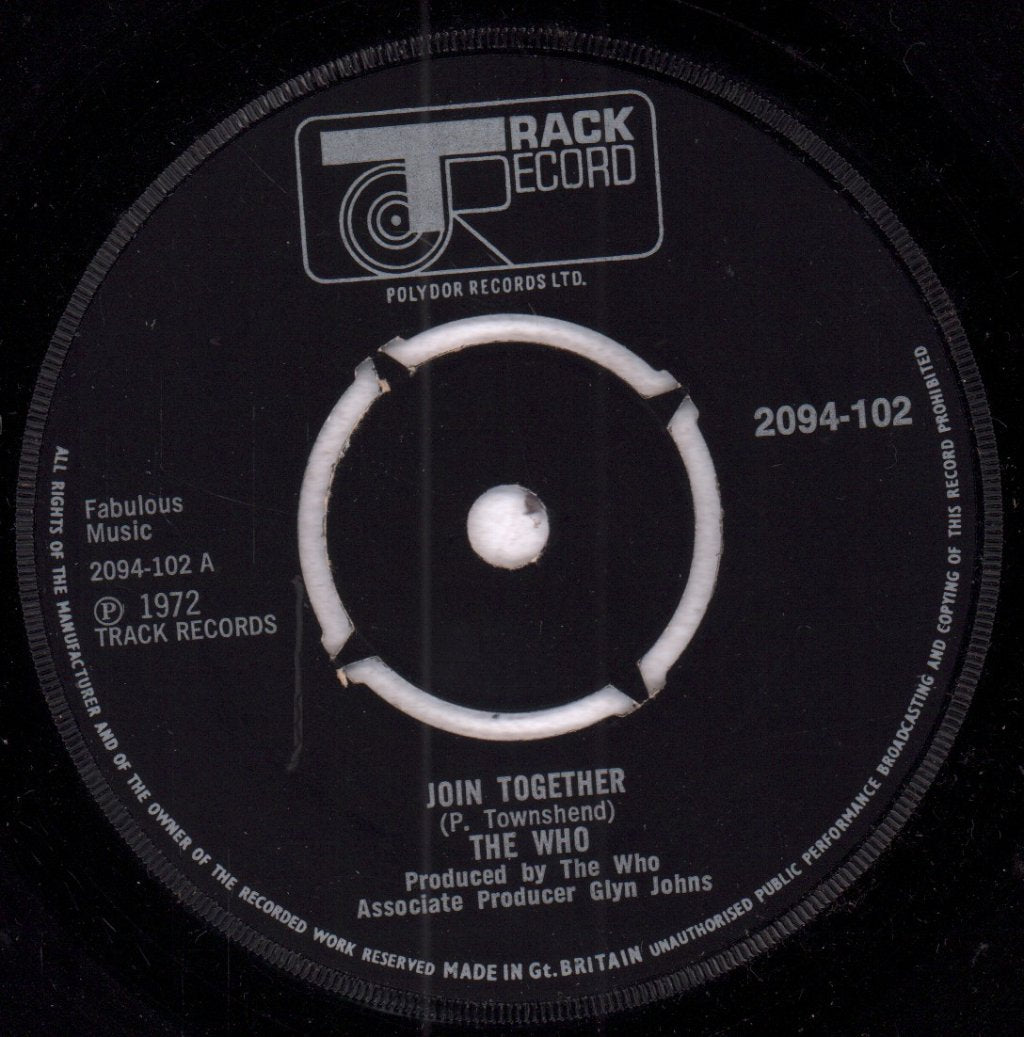 Who - Join Together - 7 Inch