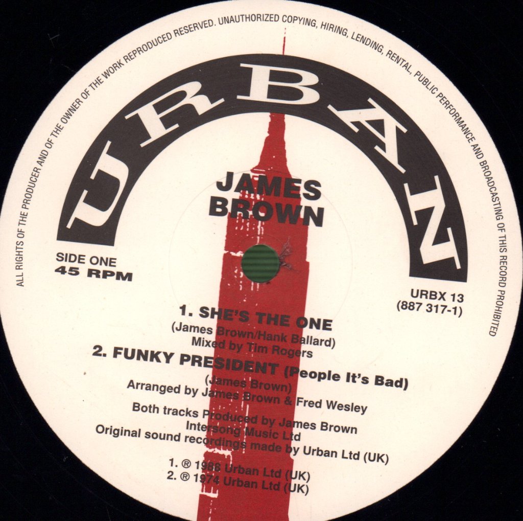 James Brown - She's The One - 12 Inch