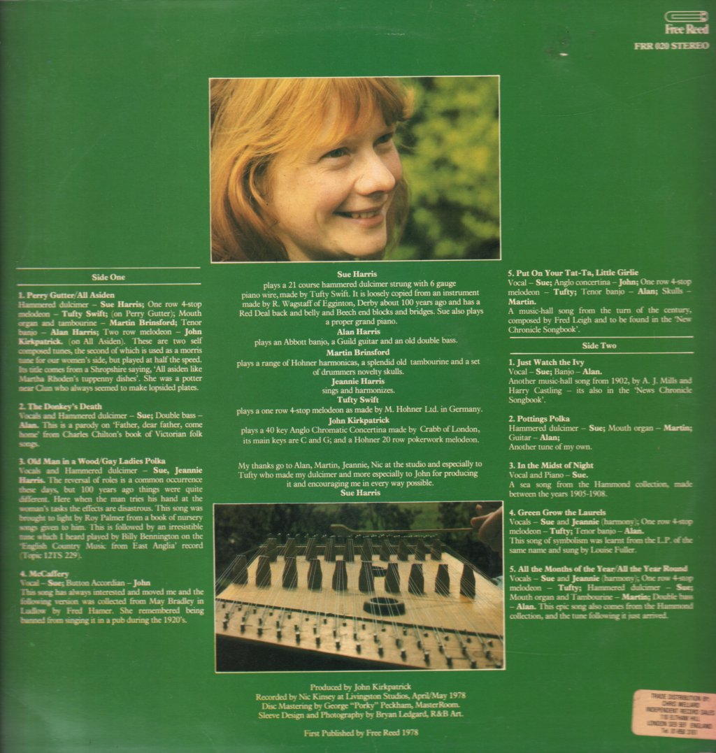 Sue Harris - Hammers And Tongues - Lp