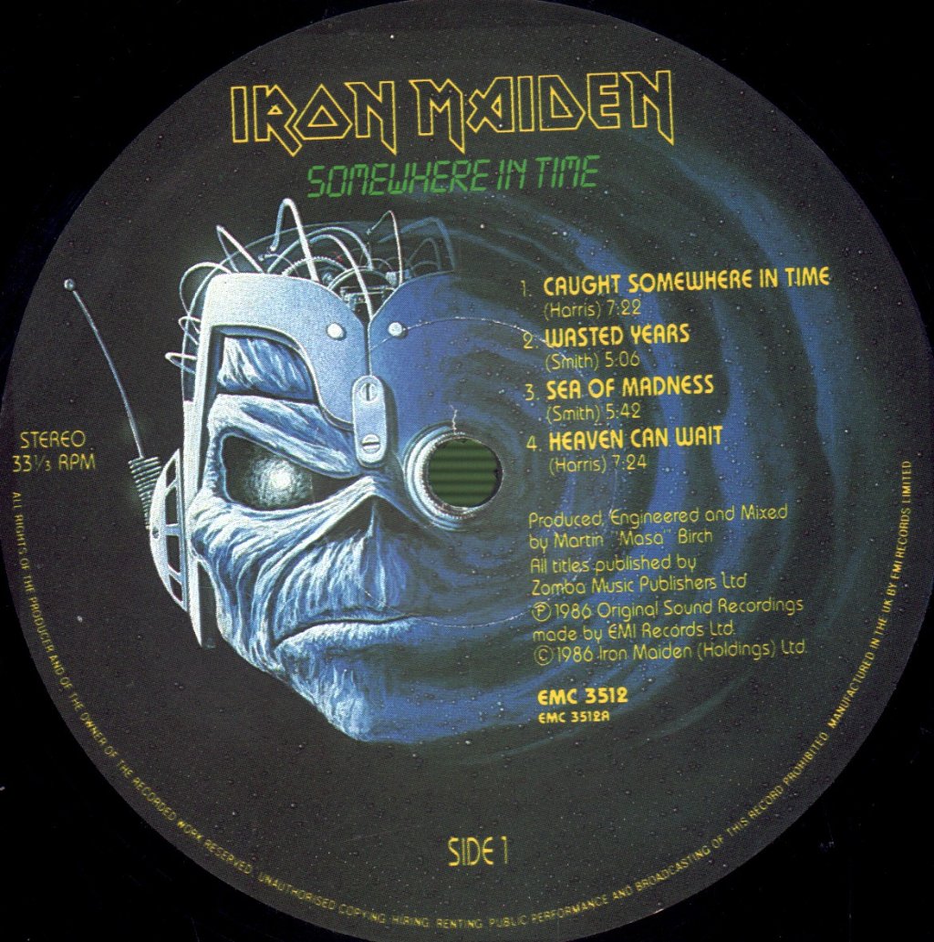 Iron Maiden - Somewhere In Time - Lp