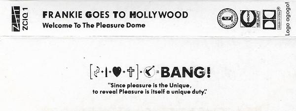 Frankie Goes To Hollywood - Welcome To The Pleasuredome - Cassette