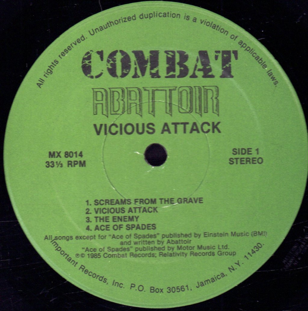 Abattoir - Vicious Attack - Lp
