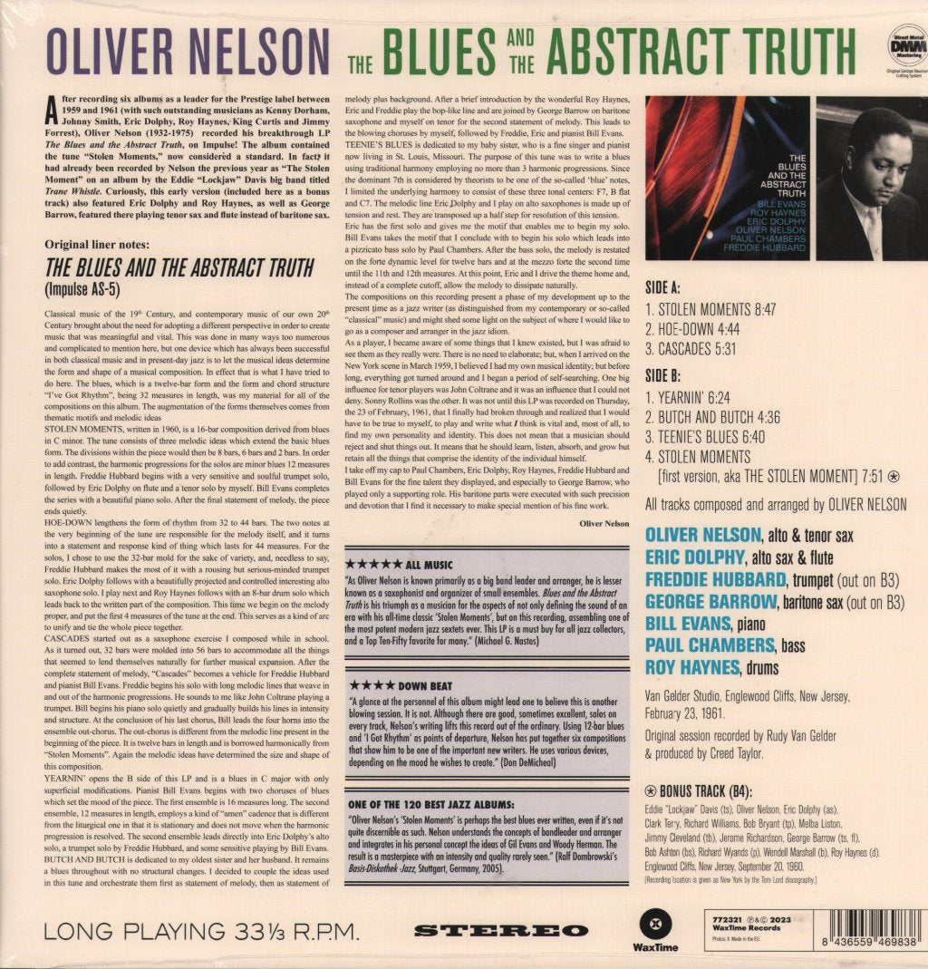 Oliver Nelson - Blues and the Abstract Truth - Lp