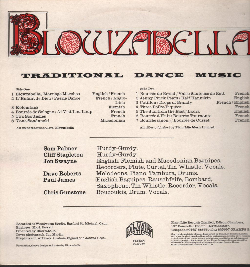 Blowzabella - Blowzabella - Lp