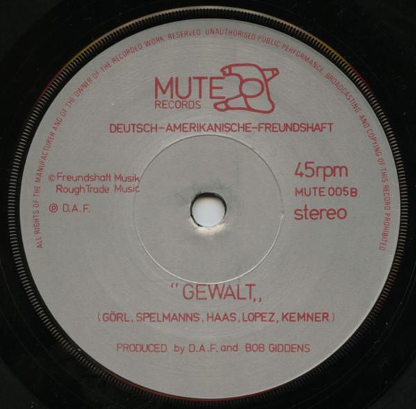 Deutsch Amerikanische Freundschaft - Kebabträume - 7 Inch