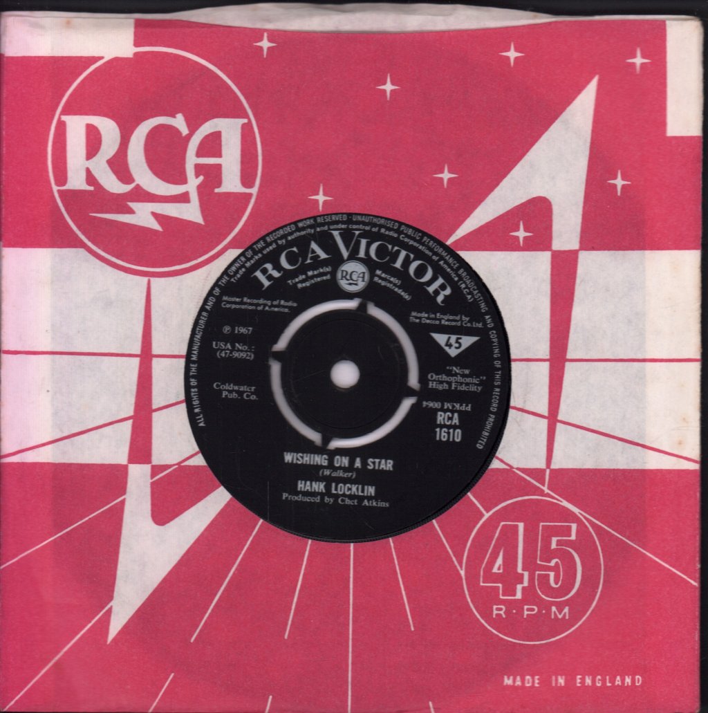 Hank Locklin - Hasta Luego - 7 Inch