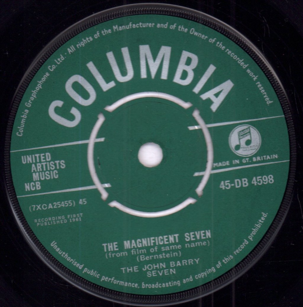 John Barry Seven - Magnificent Seven - 7 Inch