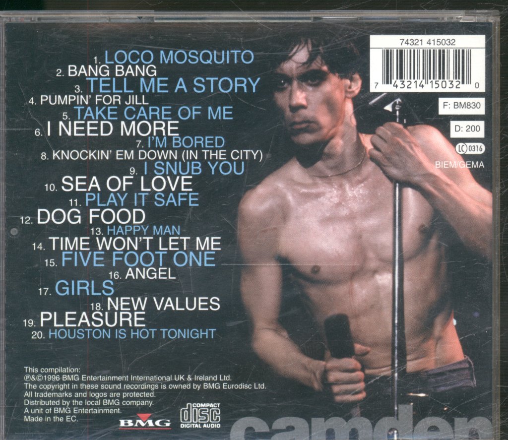 Iggy Pop - Pop Music - Cd