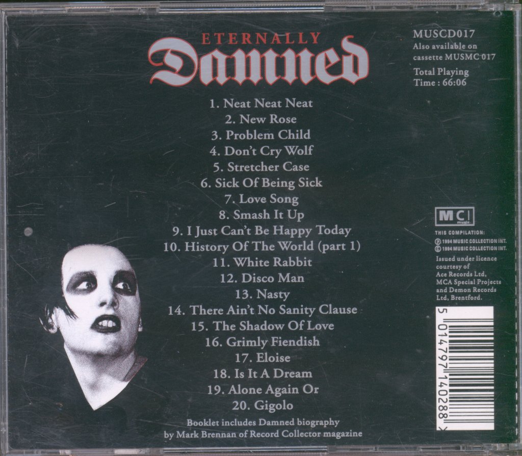 Damned - Eternally Damned: The Very Best Of The Damned - Cd