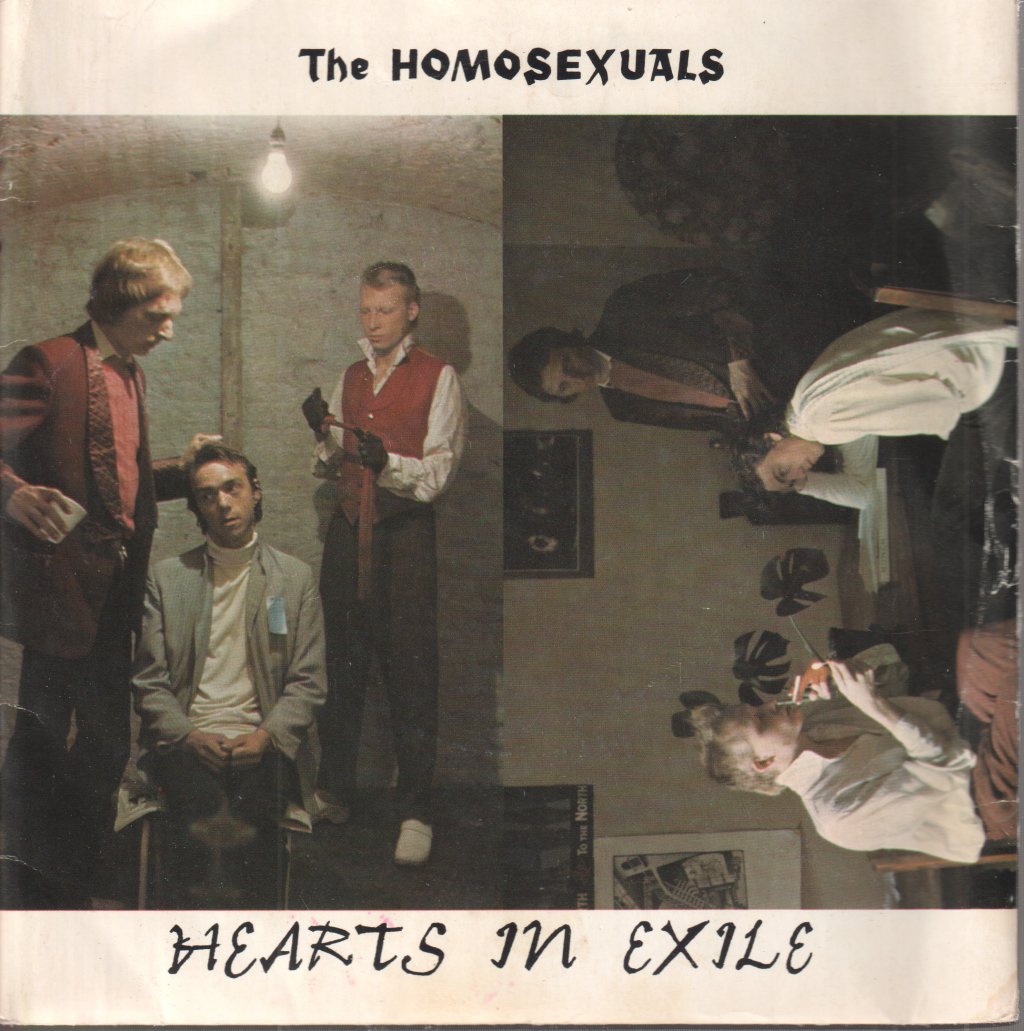 Homosexuals - Hearts In Exile - 7 Inch