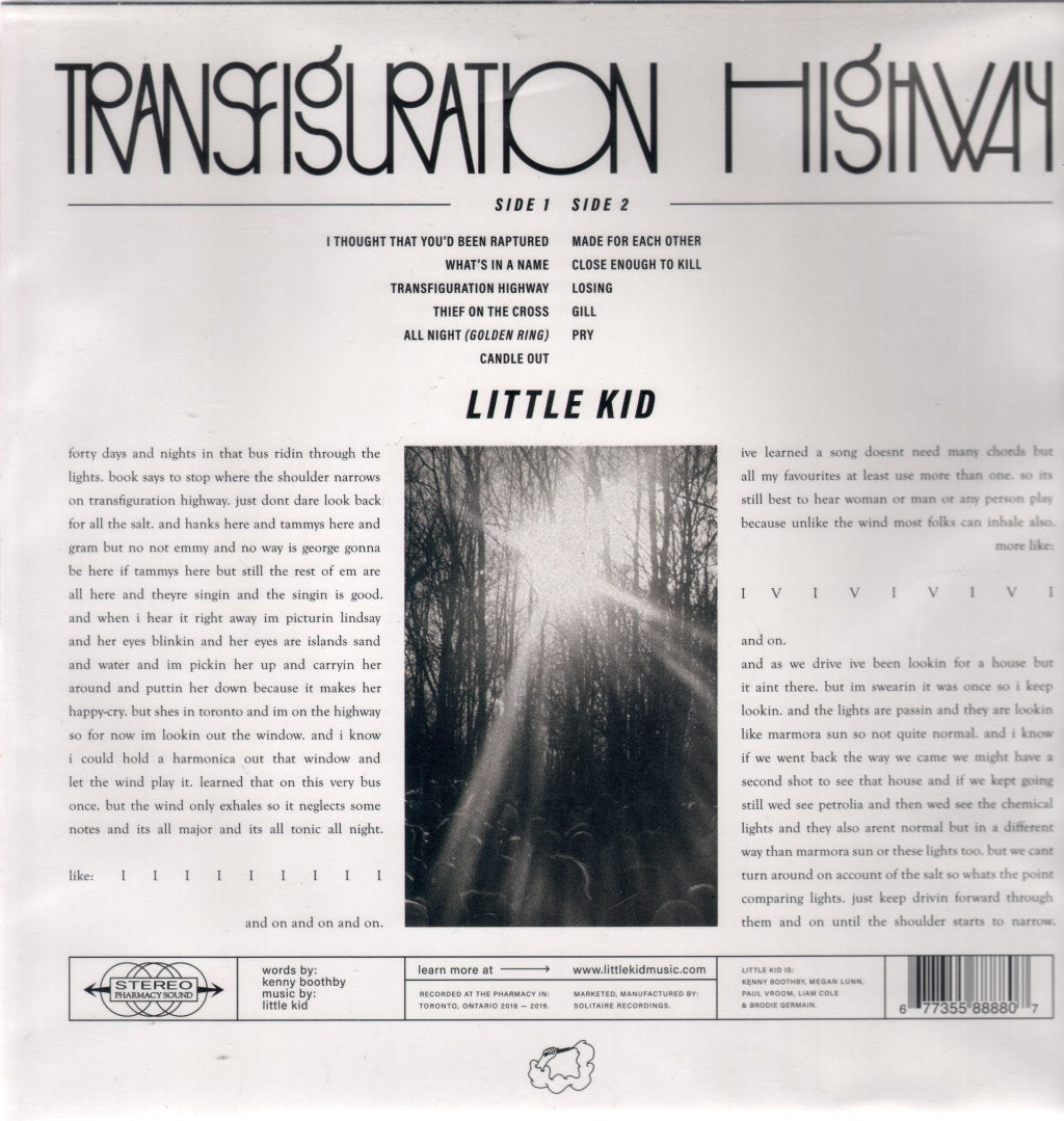 Little Kid - Transfiguration Highway - Lp