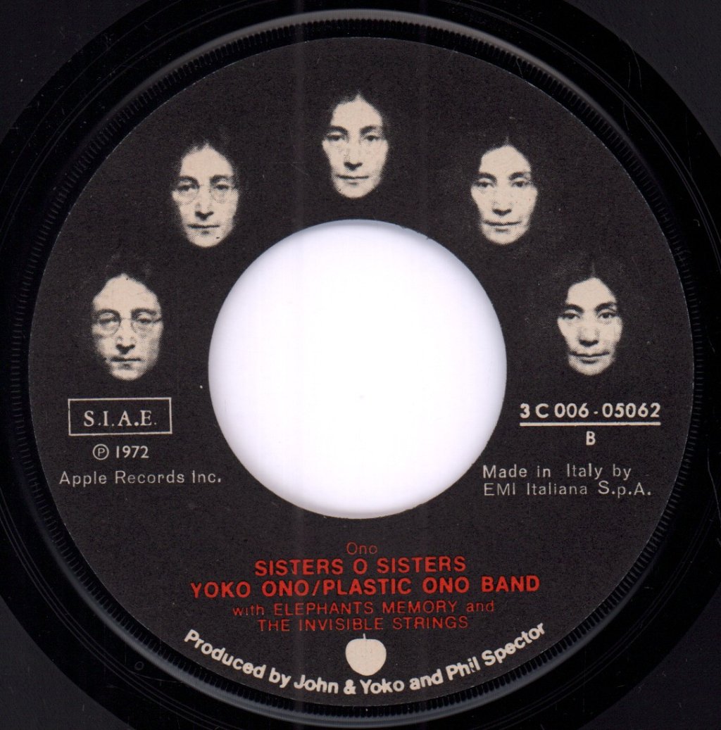 John Lennon/Plastic Ono Band With Elephant's Memory And Invisible Strings - Woman Is The Nigger Of The World - 7 Inch