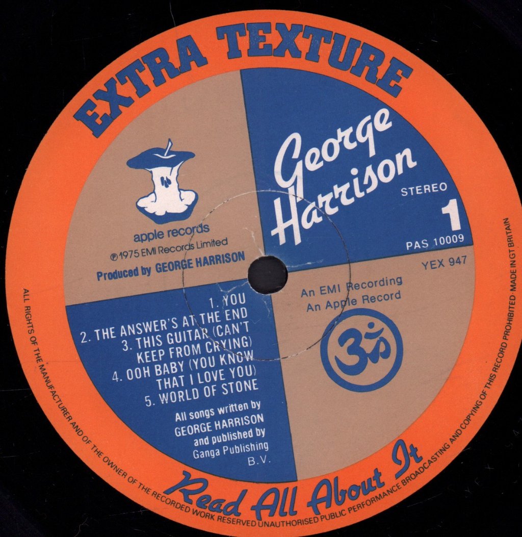 George Harrison - Extra Texture - Lp