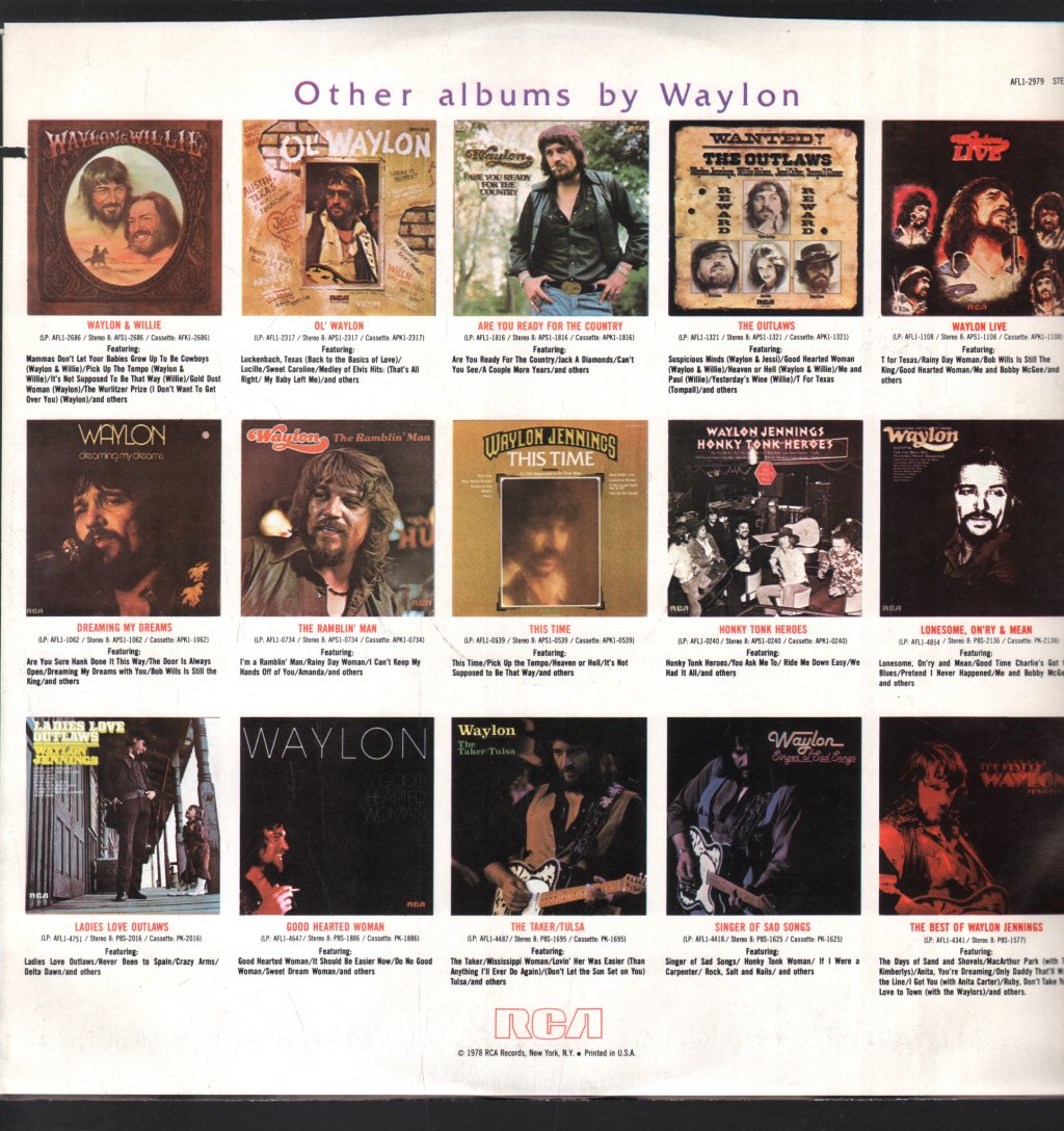 Waylon Jennings - I've Always Been Crazy - Lp