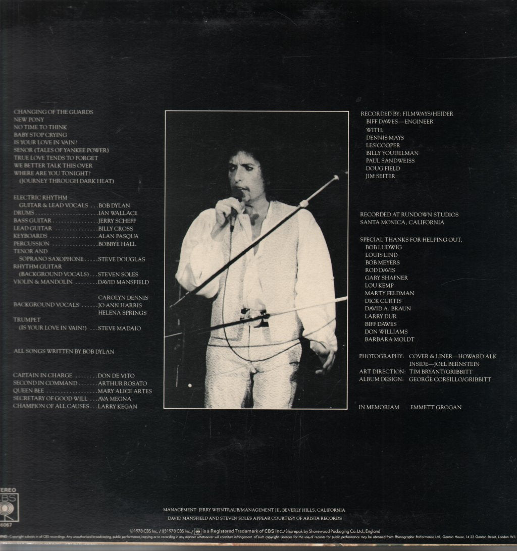 Bob Dylan - Street Legal - Lp