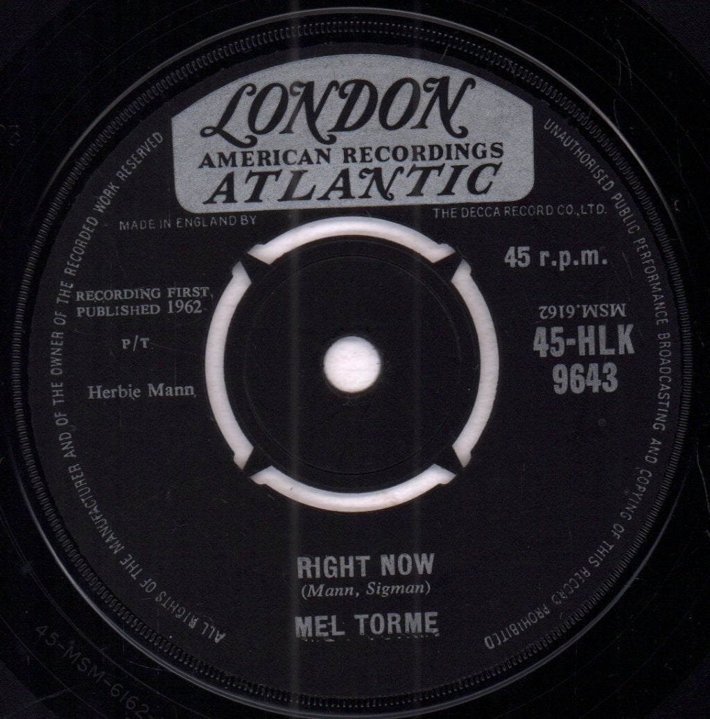 Mel Torme - Comin' Home Baby - 7 Inch