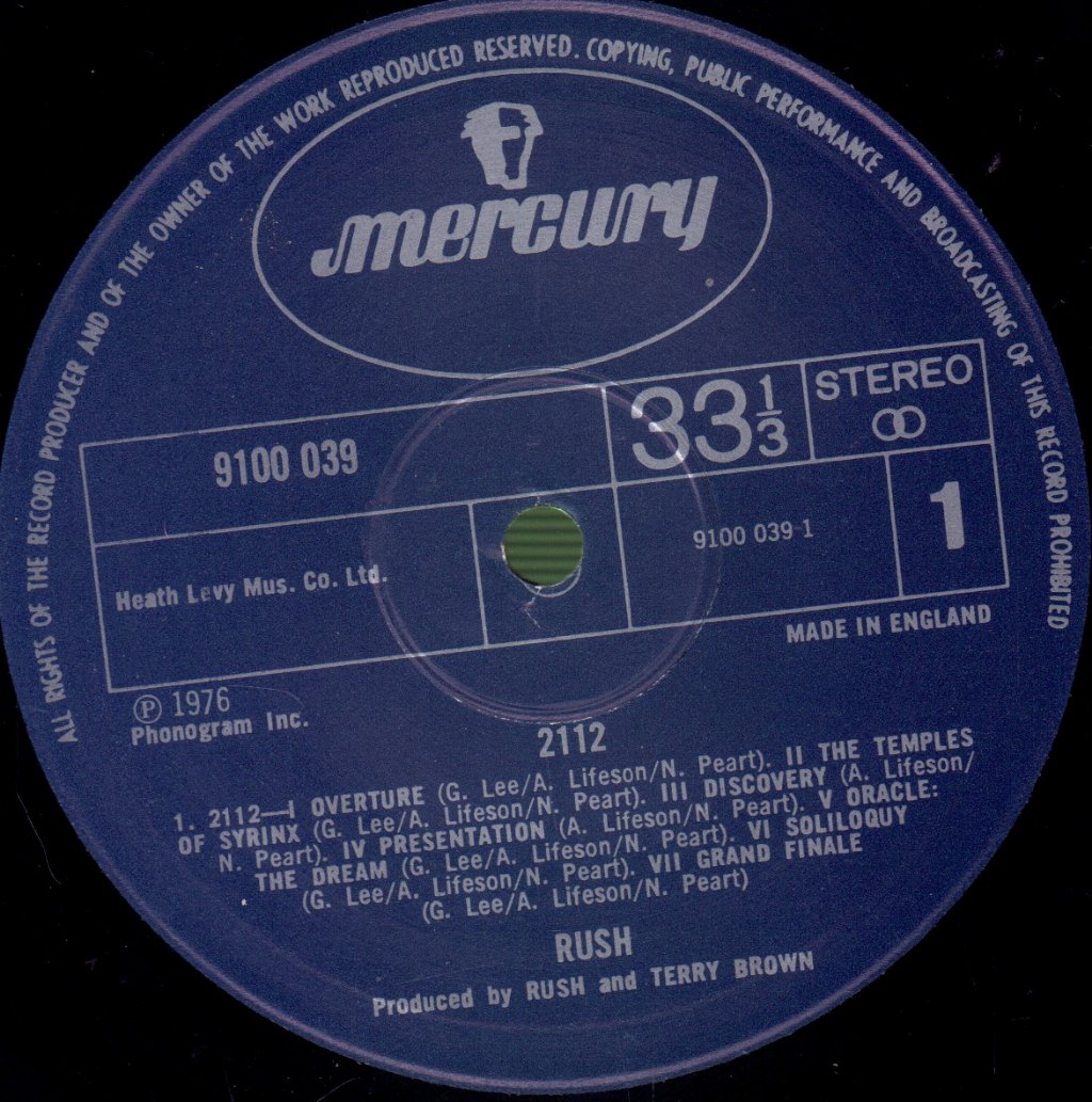 Rush - 2112 - Lp