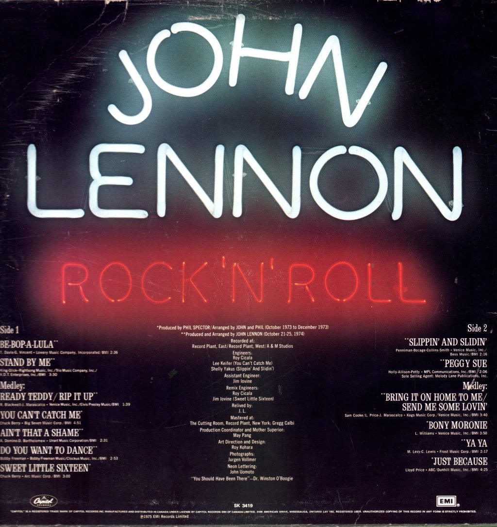John Lennon - Rock 'N' Roll - Lp