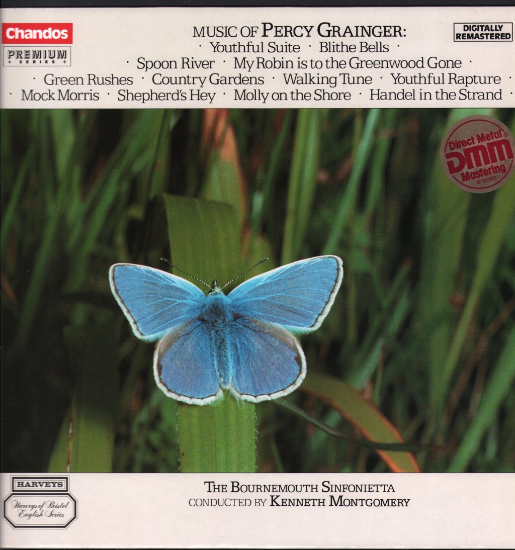 Bournemouth Sinfonietta / Kenneth Montgomery - Music Of Percy Grainger - Lp